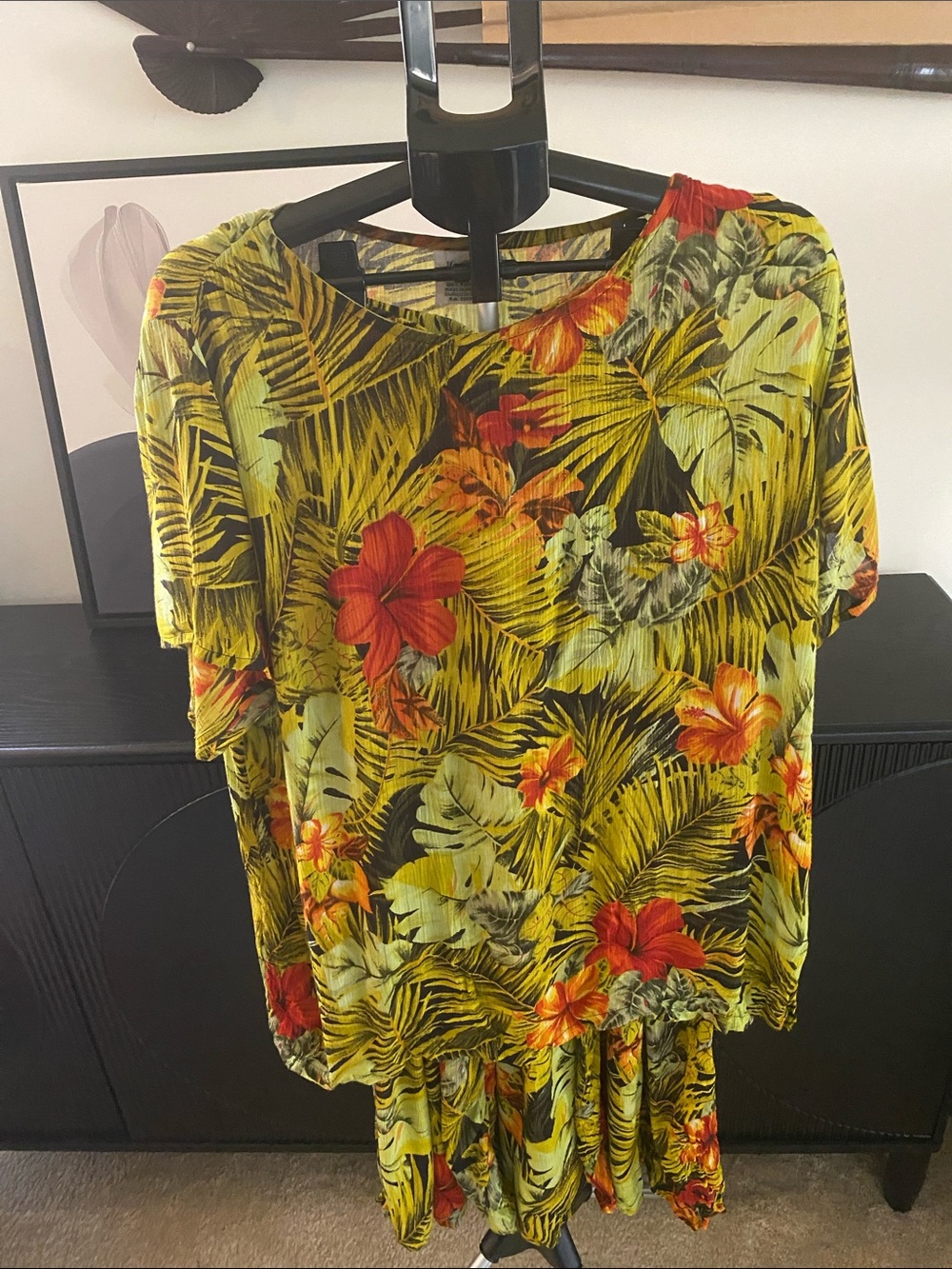 Her Style 2 Piece Tropical Skirt Set